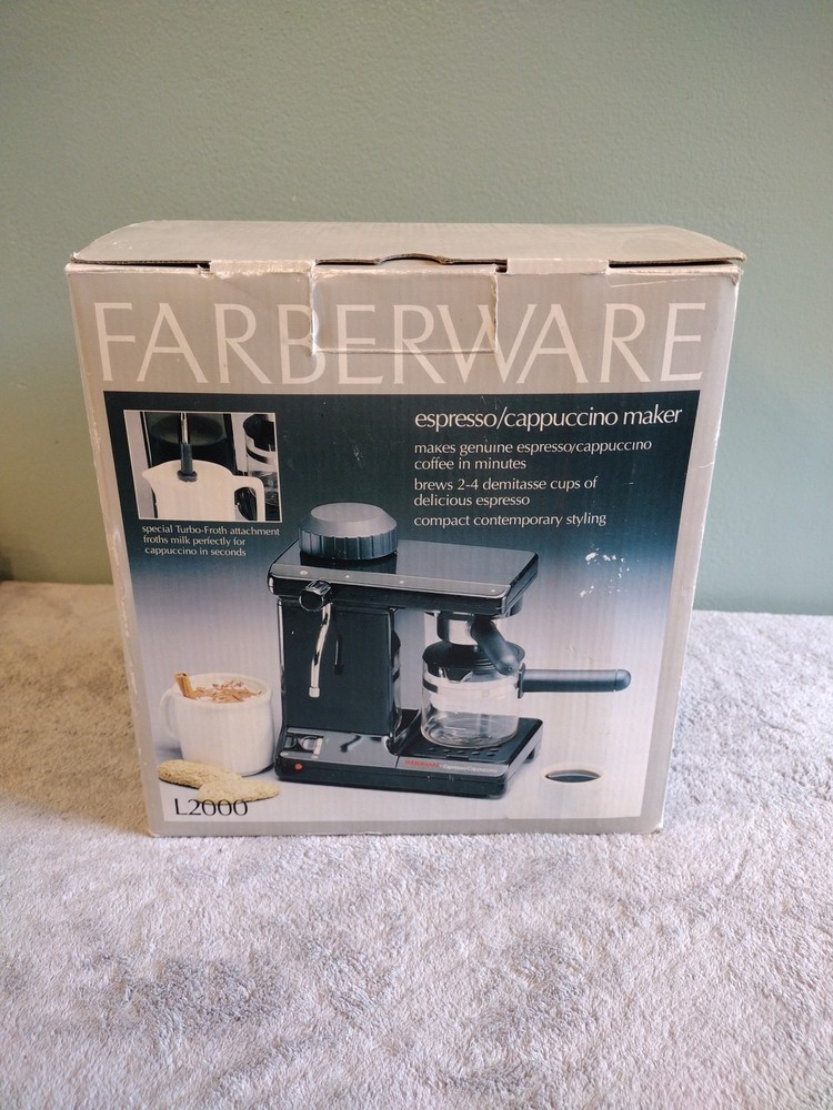 FARBERWARE Espresso Cappuccino Maker Model L2000 BRAND NEW
