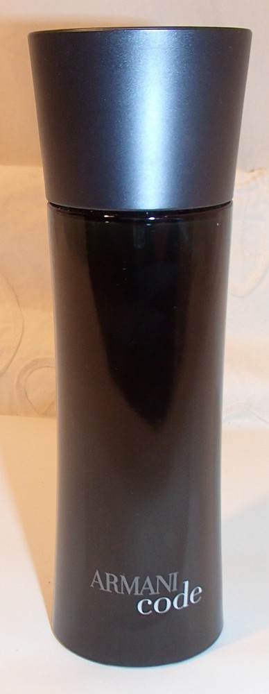 Armani Code Parfum Bottle 2.5 oz 75ml Empty Blue Glass Spray Bottle