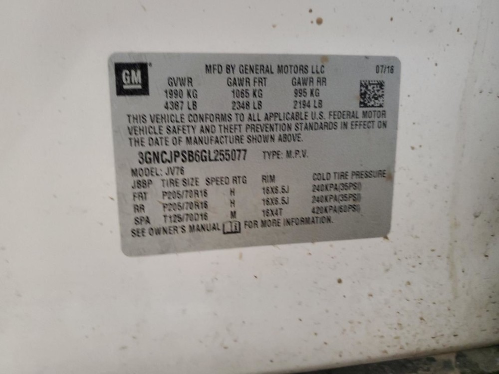 Shifter TRAX 2016 Transmission Shift 1479307
