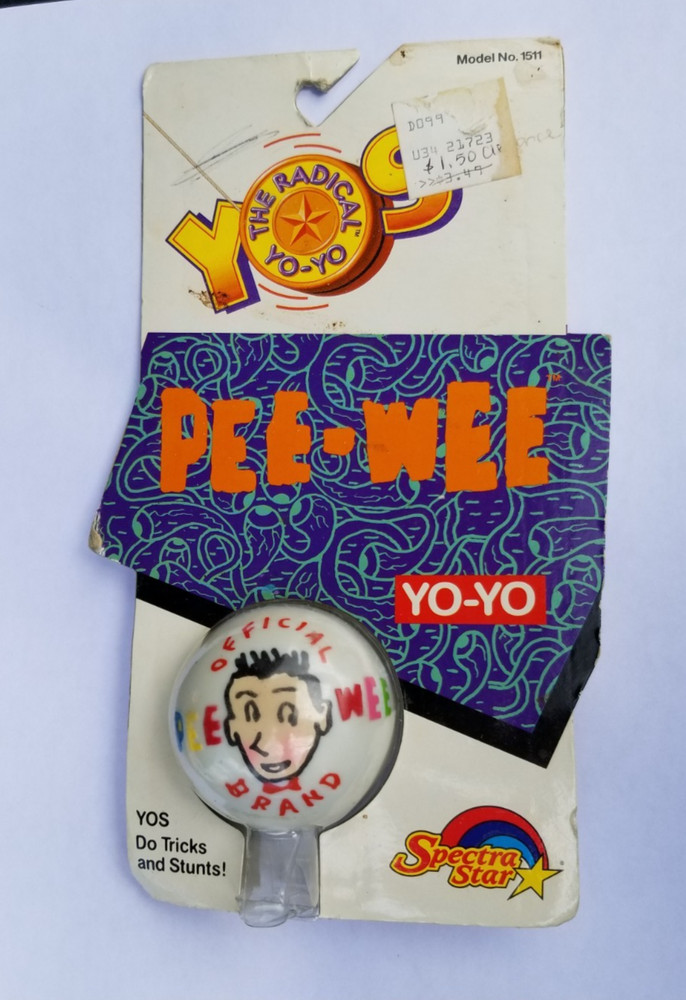 Pee Wee Herman YO-YO 1988 in original packaging