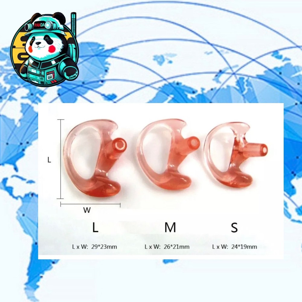 K-FLEX type Silicone EAR MOLD Replacements 4 pack "FREE SHIP"