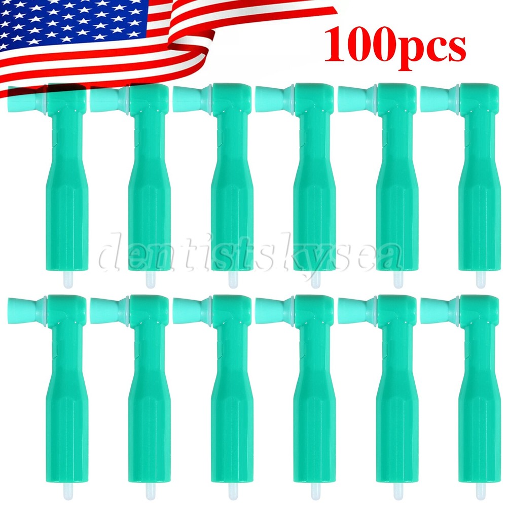 100Pcs Dental Disposable Prophy 90 degree Angles High Quality Soft cup