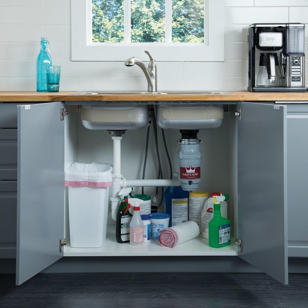 High-Speed 1/2 HP Continuous Feed Garbage Disposal – Easy Installation Included