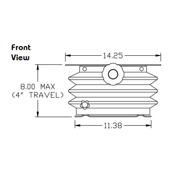Tractor Seat Mechanical Suspension for Pilot