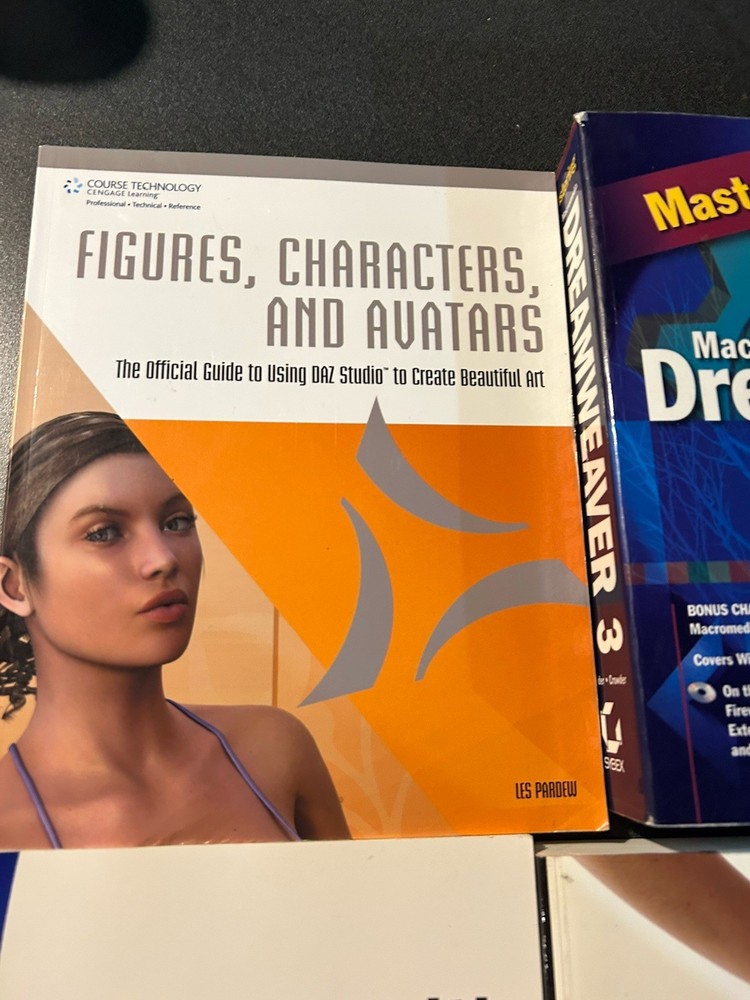 Vintage Alias 3D Animation and Modeling Manuals Set of 6 Books - Poser - Python