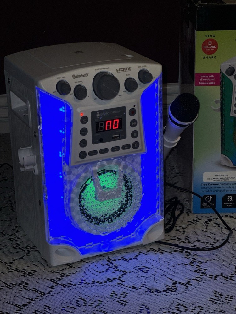 Singing Machine SML633 Bluetooth CD+G Karaoke System