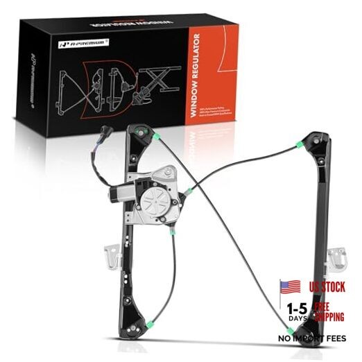 Power Window Regulator with Motor Replacement for Front Passenger (RH)