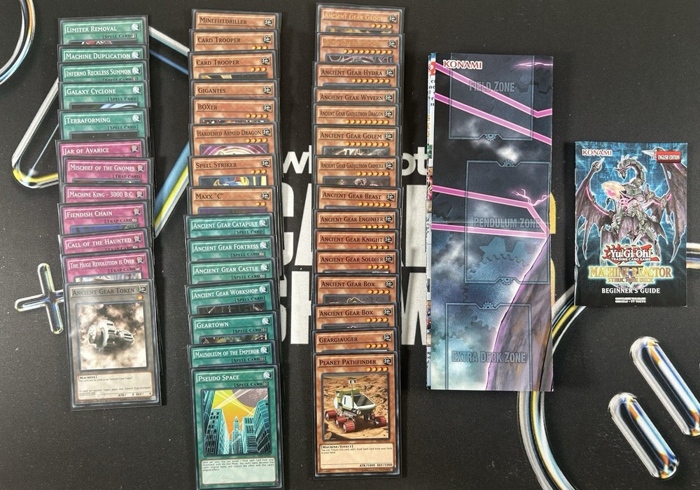 Yu-Gi-Oh Structue Deck Machine Reactor Complete Deck Unlimited Open Box NM