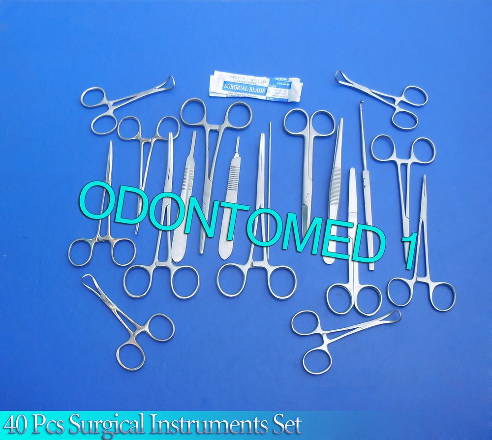 40 Pcs Spay Pack Kit Surgical Veterinary Instrument OR