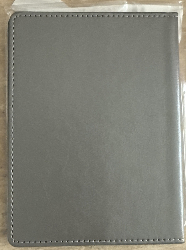 NEW SLIM Passport Holder/Cover - SILVER