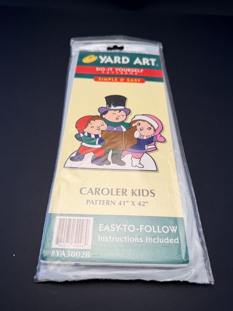 Yard Art Do-It-Yourself Patterns- Carolers Kids