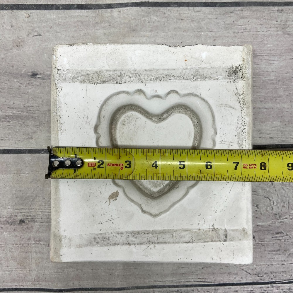 Unbranded Ceramic Casting Mold Heart Dish