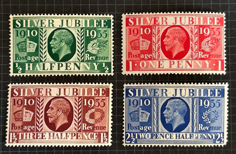 1935 Silver Jubilee Set M/m