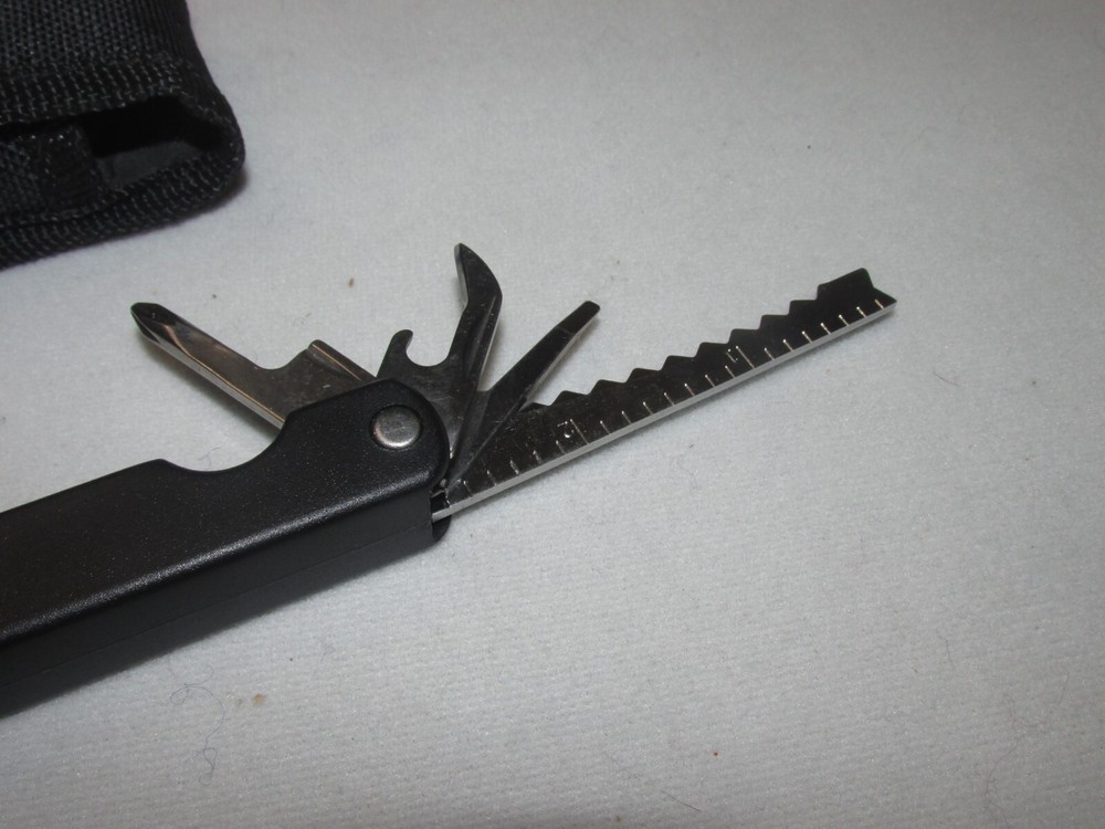 9 Tool Handheld Multi Tool * Unbranded * Pliers Knife Ruler Screwdriver