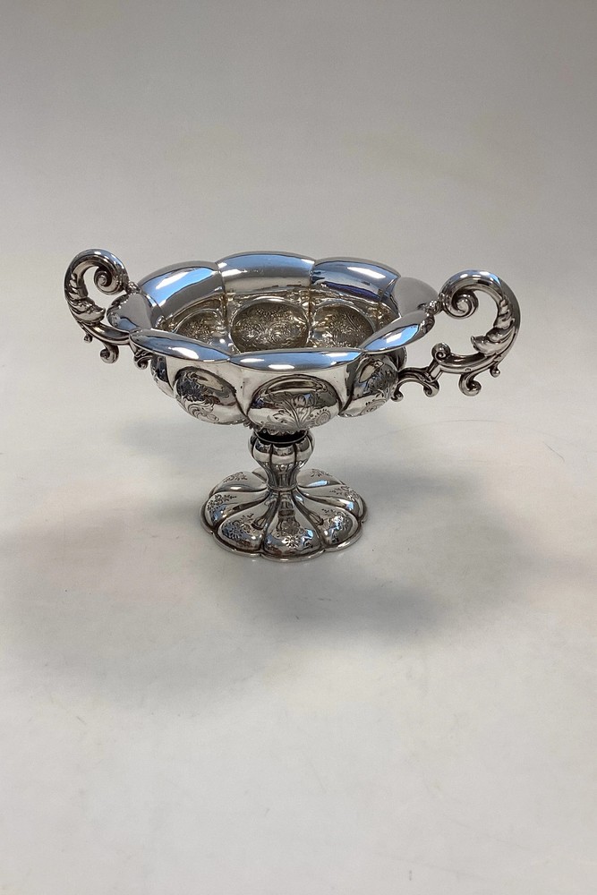 Beautiful old Silver Empire Bowl with handle