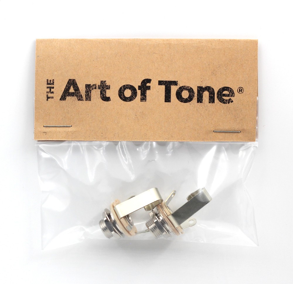 Switchcraft #11 1/4 Mono Jack Input Output w Mounting Hardware - PAIR (2X)