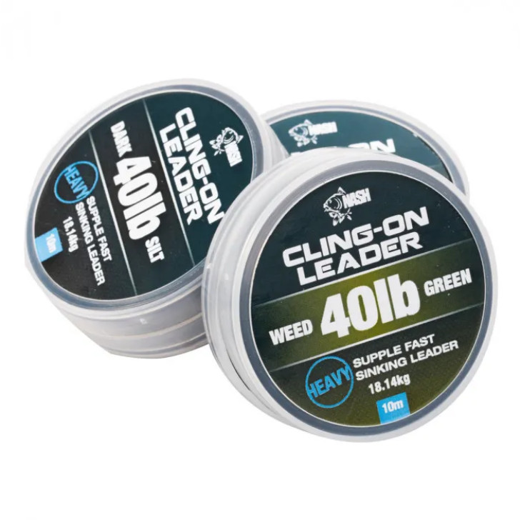 Nash Cling-On Unleaded Leader Weed Green