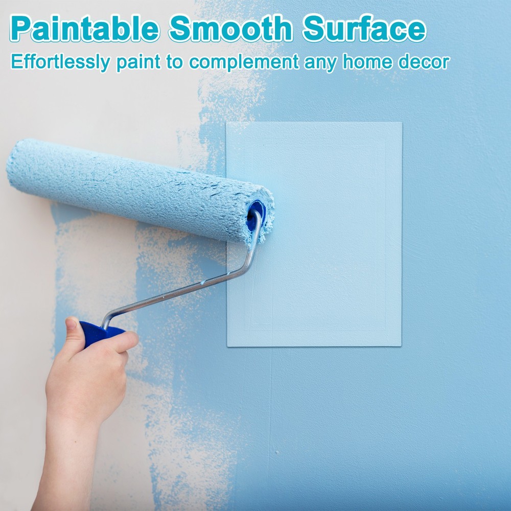 2-Pack Access Panel for Drywall, 5.7x8" Plastic Wall Hole Cover [White]