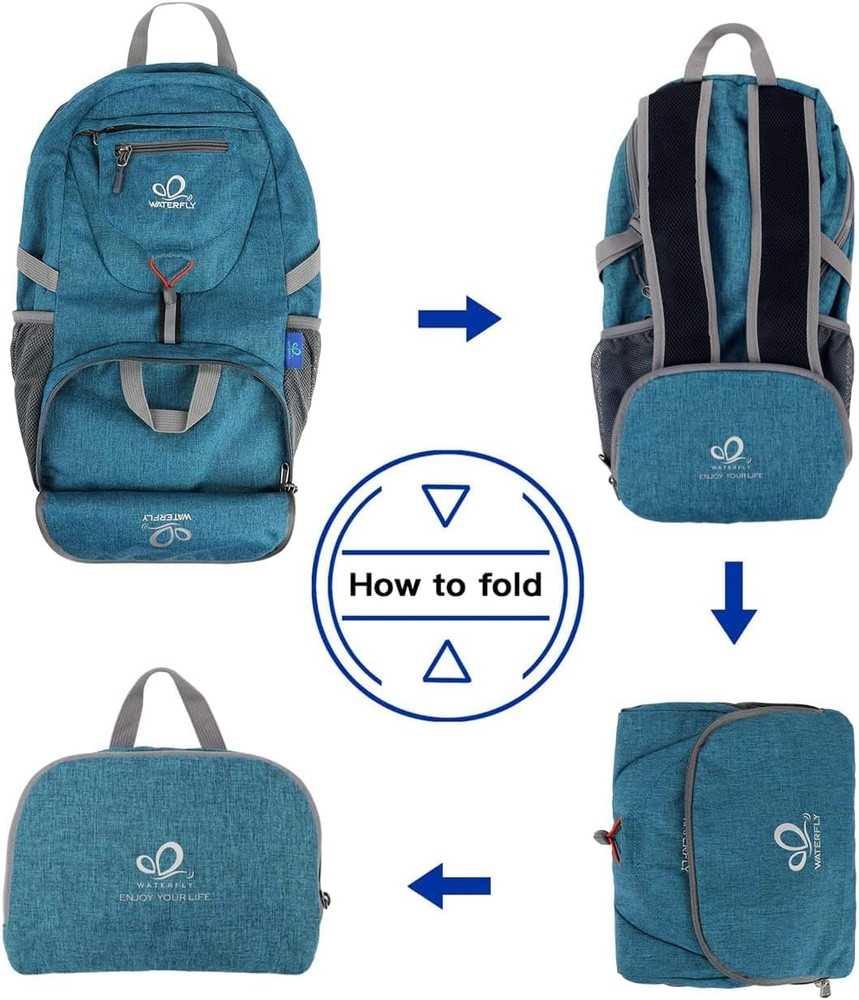 Small Lightweight Packable Backpack: 20L Ultra Light Foldable Travel Hiking Camp