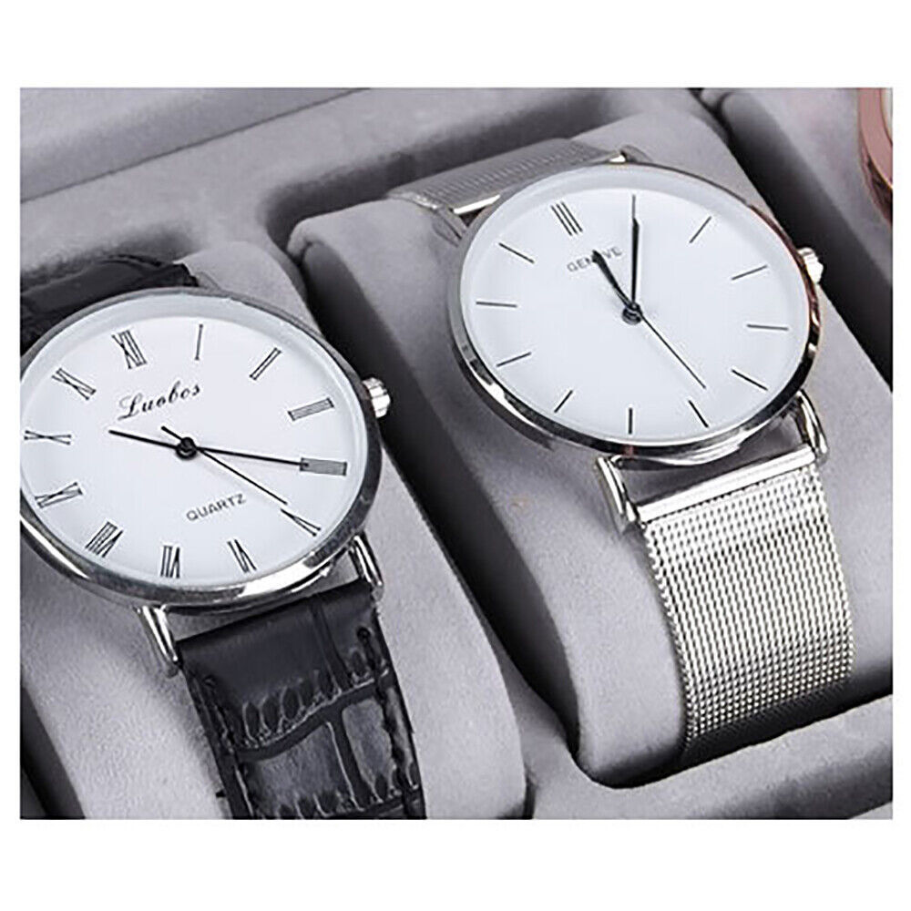 10 Slots Watch Display Case Storage Box Case | Leather Rounded Corner