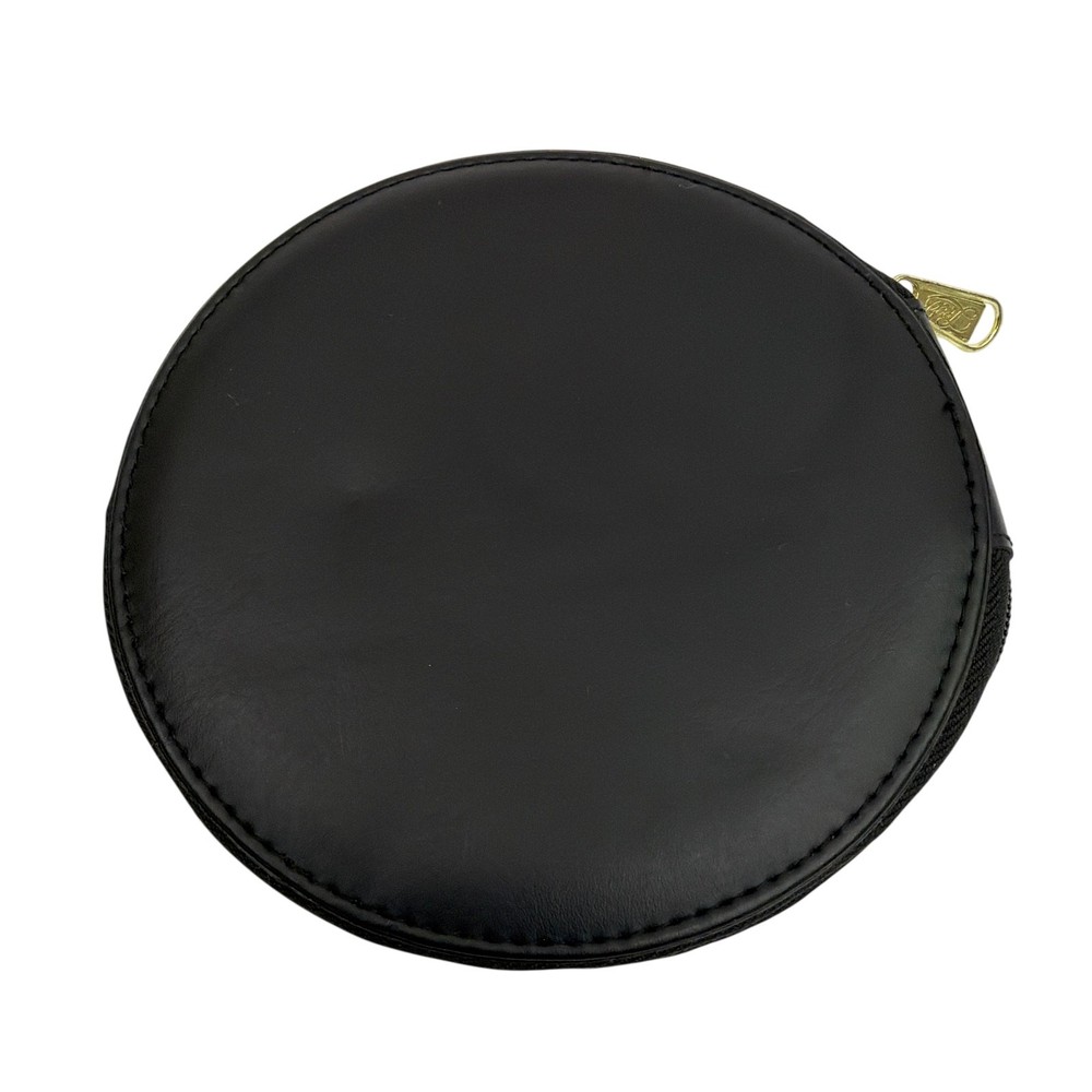 Microsoft Windows 2000 Round Zippered Case Pouch Leed's Black