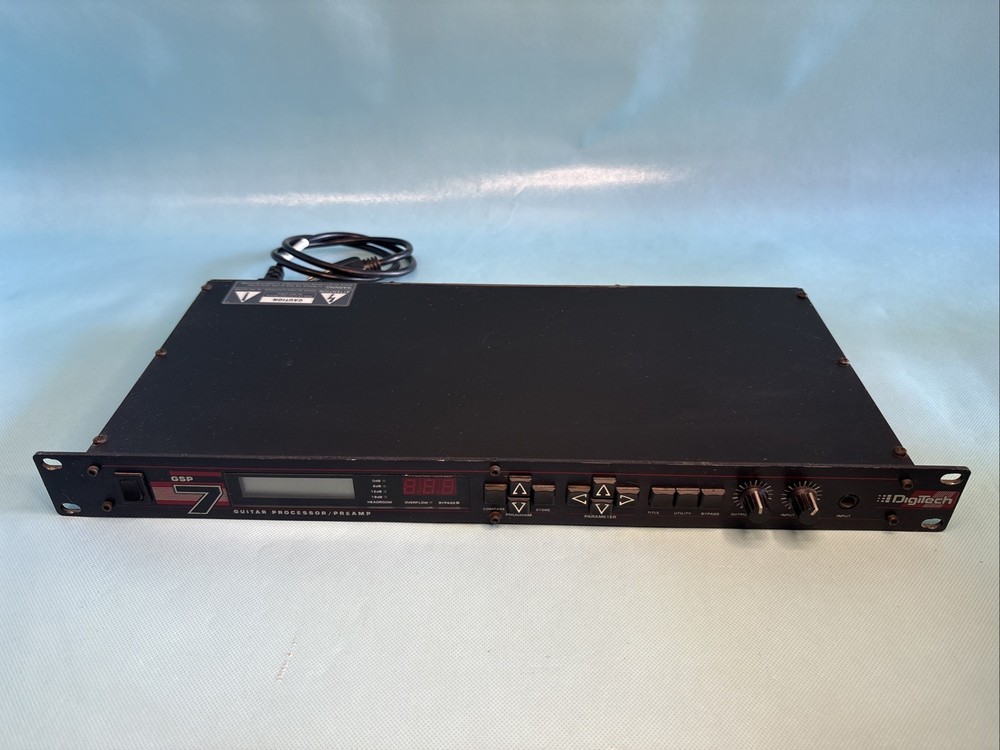 Digitech Multi Effects Rack GSP 7 Guitar Processor Preamp
