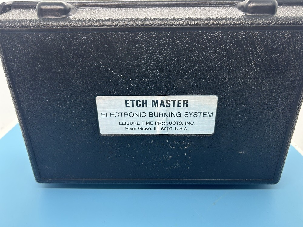 Rare Vintage Leisure Time Etch Master Electronic Burning System. No Pen Tips.