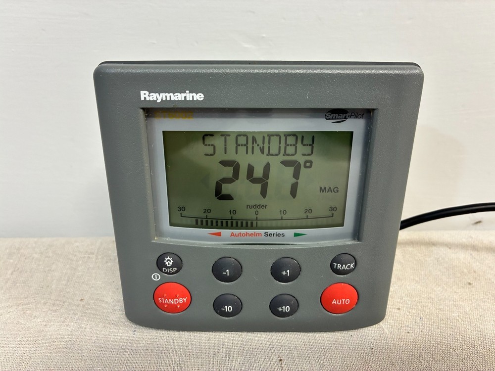 Raymarine ST6002 E12100-P Flush Mount Version Smart Pilot AP Control Head TESTED