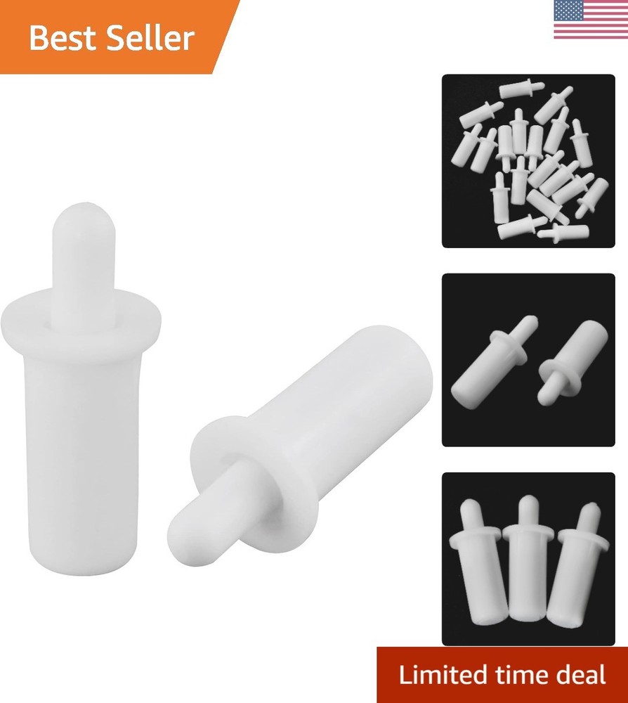 Durable 20PCS White Louver Spring Pins - Rust Resistant Maintenance Solution