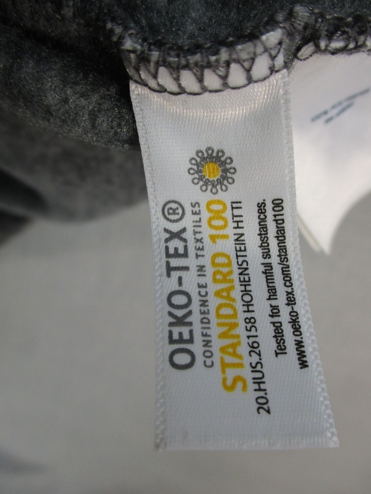 Lands End Grey Quarter-Zip Pullover Sweater Size M 10-12