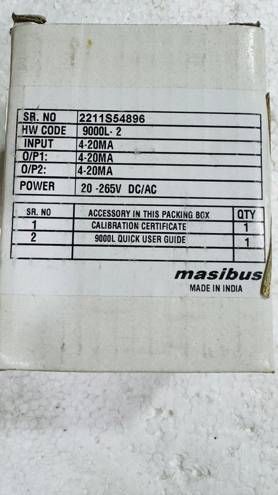 Masibus Signal Isolator 9000L