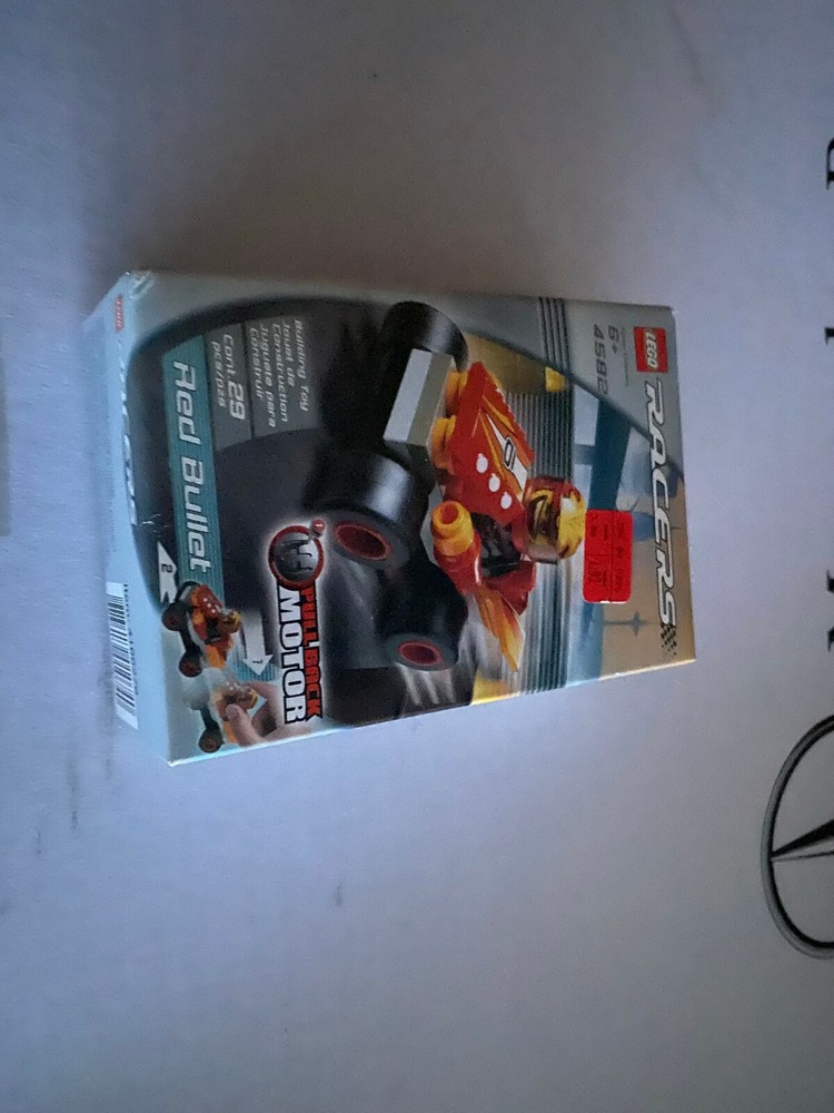 LEGO Racers the Red Bullet with pull back motor from 2002 unopened