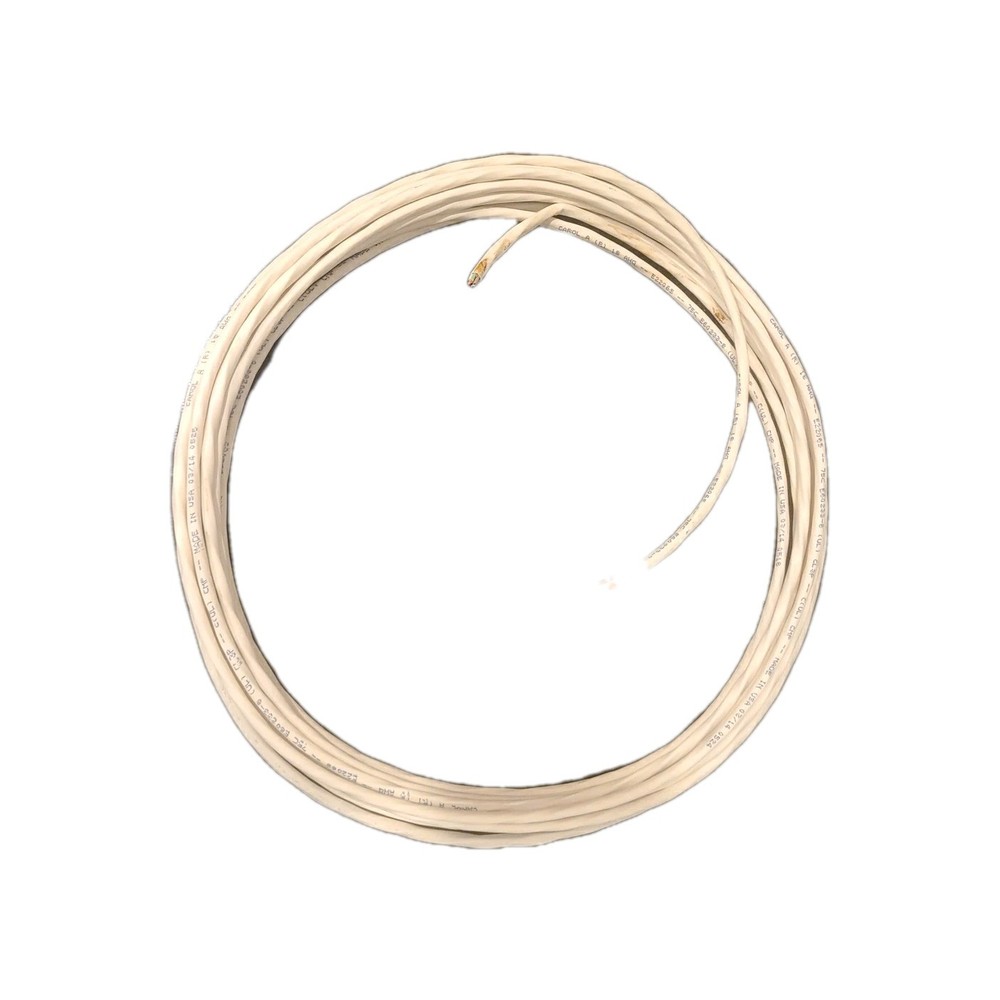 Carol E2206S 18/6C Shielded Control/Communications Cable Plenum White /30ft