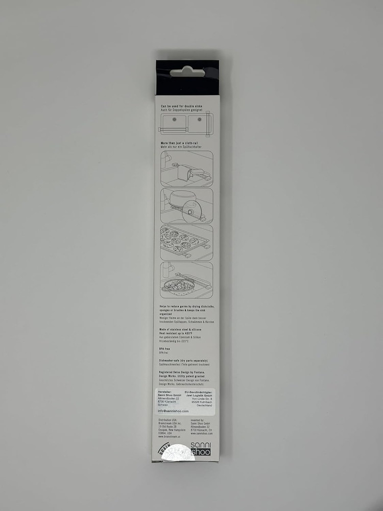 Drip.Line Pure Anthracite - Versatile and Adjustable Kitchen Rack Drip Tray for