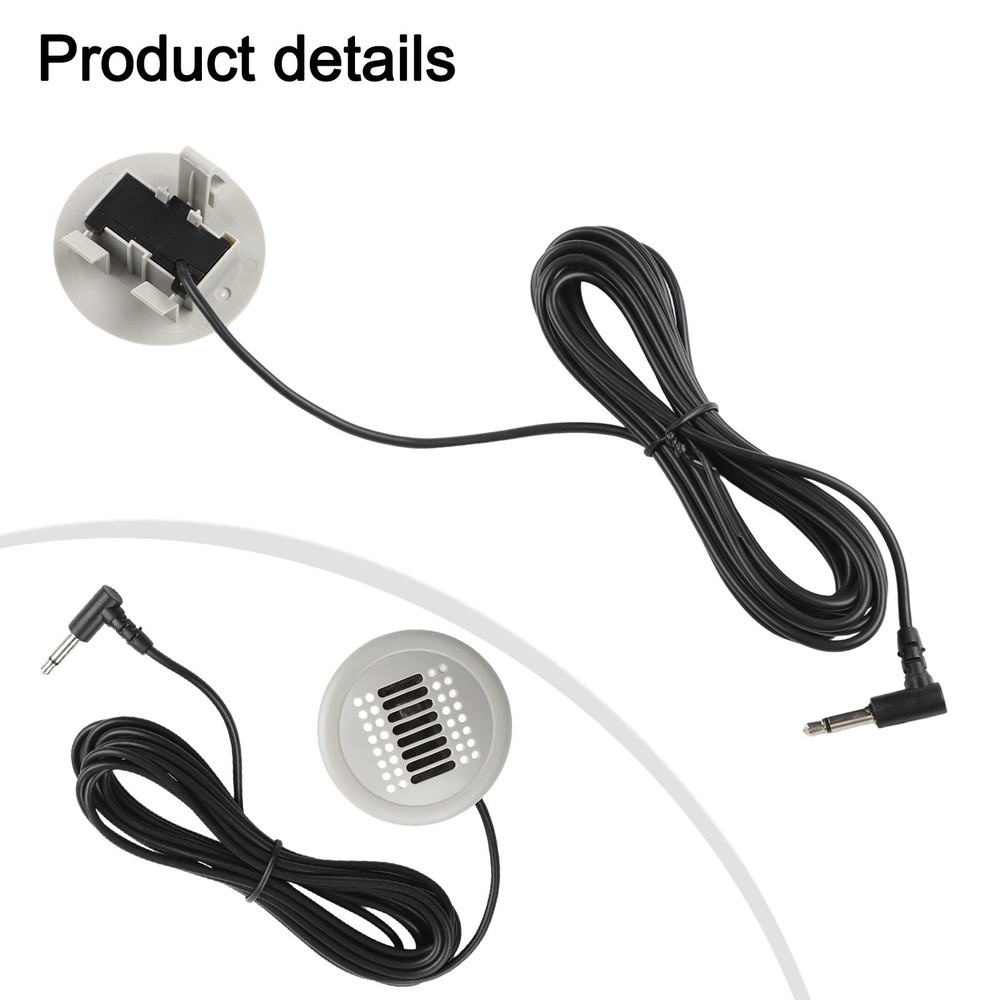Stereo Microphone for Car Audio Systems Compatible with For Android Radios