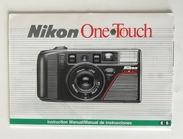 Nikon One Touch Camera Instruction Manual