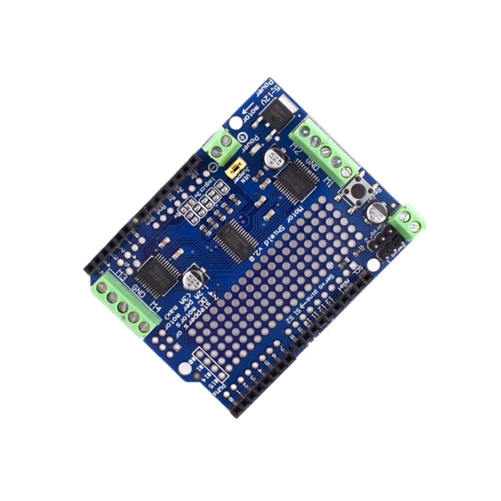 Programmable Motor Control Shield For for Arduino Using Standard I2C Protocol