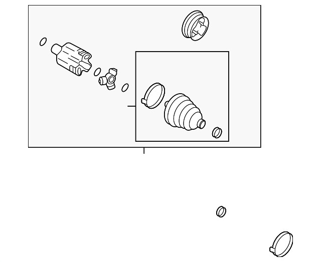 Genuine GM Inner Joint Assembly 26075588