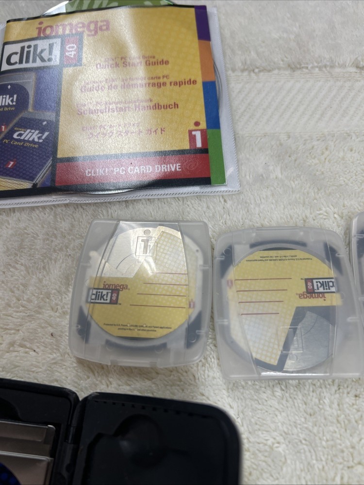 Iomega Click 40! Bundle - UNTESTED sold AS IS