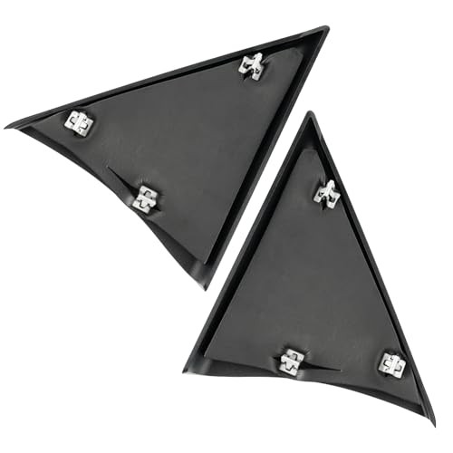 Front Door Upper Trim Panel Triangle Cover Compatible with 2007-2014 Chevy