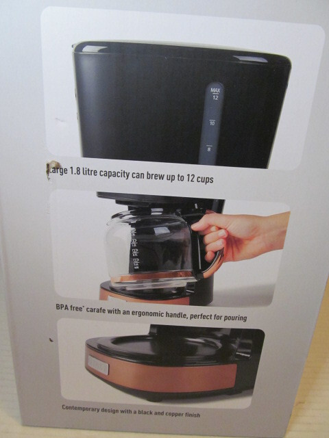 Haden 12 Cup Programmable Coffee Machine 75075, Black