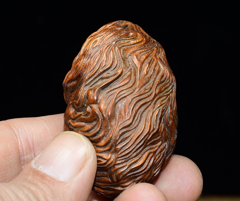 Exquisite Small Leaf Boxwood Wukong Handle