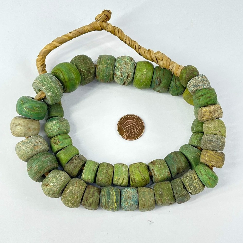 Hebron Green Trade Beads