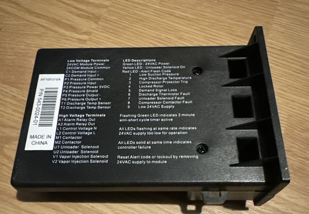 EMERSON COPELAND SCROLL DIGITAL 543-0024-01 Compressor Controller