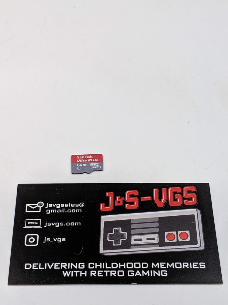 Nintendo Switch Memory Card SanDisk Ultra Plus 64GB