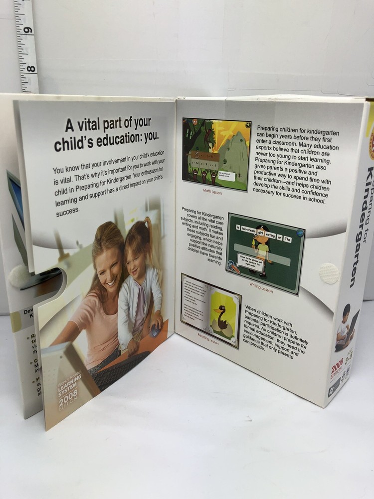 Preparing For Kindergarten PC Mac 2008 SEALED Weekly Reader Learning System