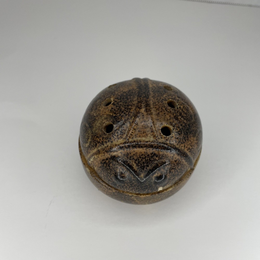 Vintage Ceramic Ladybug Incense Burner
