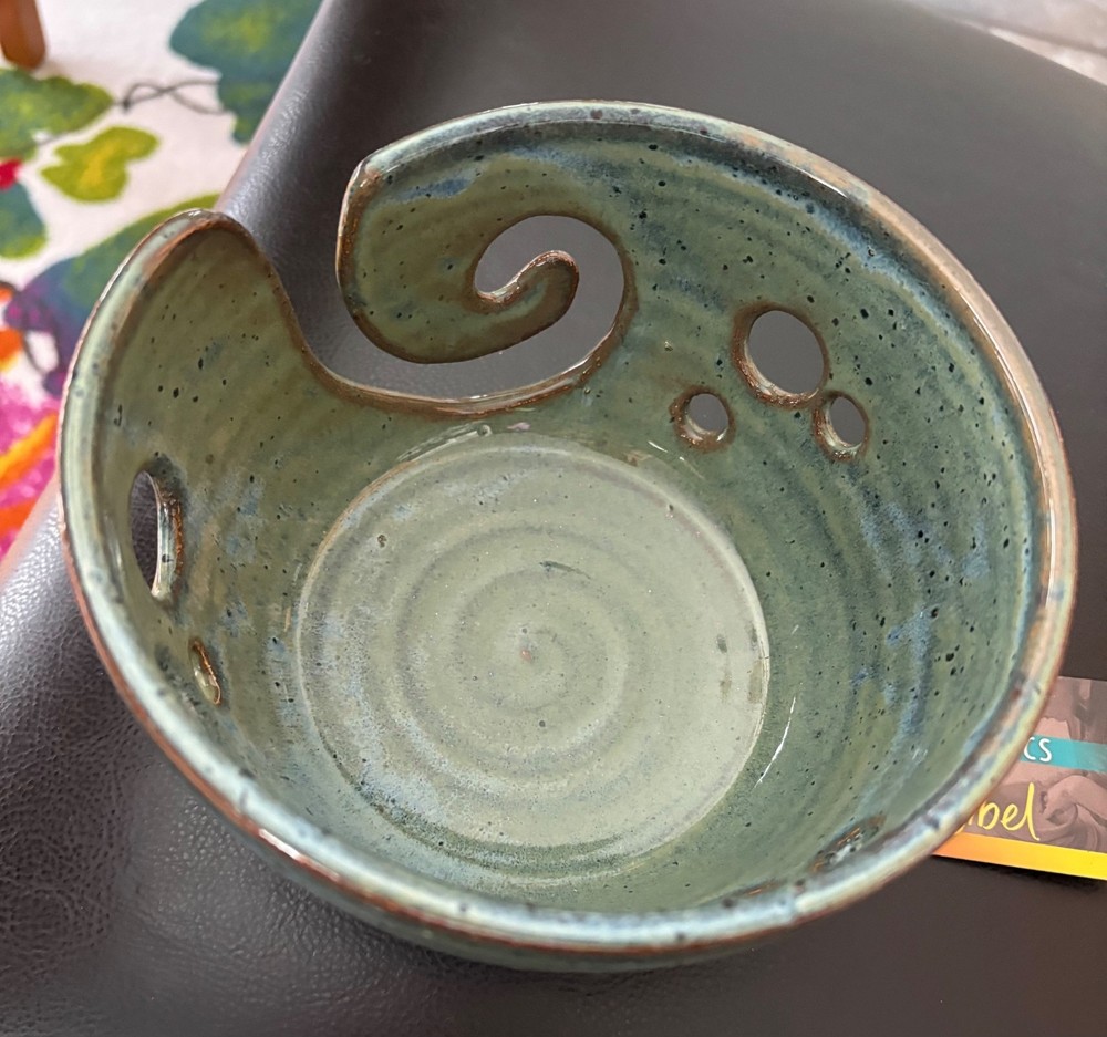 Ceramic. 6" YARN BOWL BY SIBEL