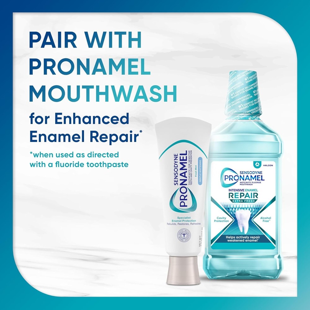Sensodyne Pronamel Gentle Teeth Whitening Enamel Toothpaste for Sensitive Teeth,