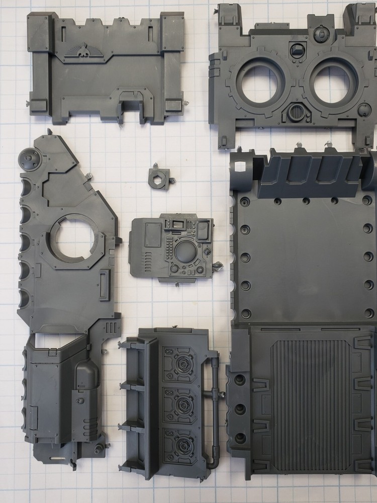 40k Space Marine Bits Primaris Gladiator Vehicle Hull Interior & Side Set